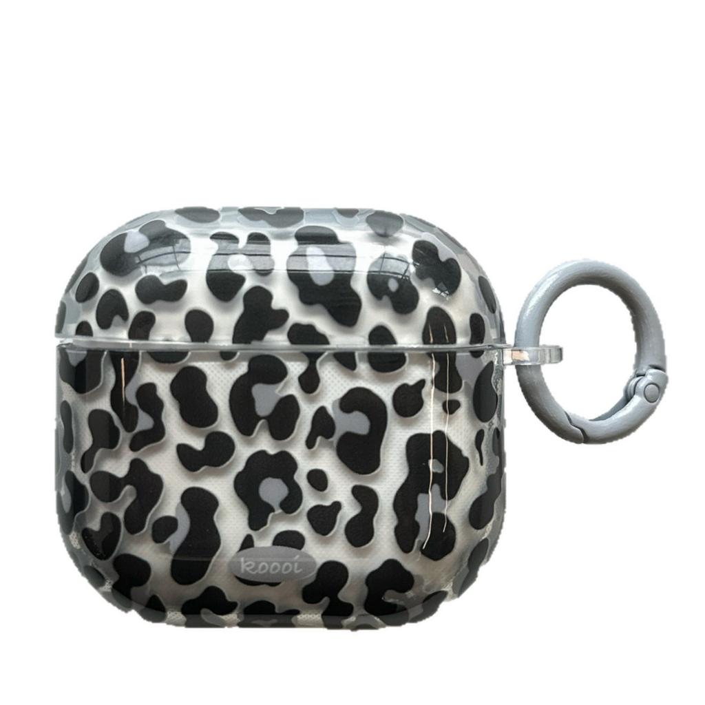 European and American transparent leopard print is suitable for AirPods pro1 generation Apple 1/1 generation earphone cover Bluetooth 1 generation