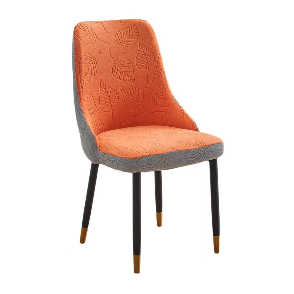 Curved Chair Cover with Armrests New Elastic All-inclusive Dining Chair Cover Premium Integrated Stool Cover Four Seasons Universal