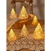 Crystal Candles LED Light Transparent Flameless Battery Power Lantern Night Lamp Wedding Party Birthday Xmas Halloween Decor