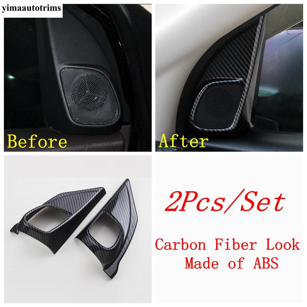 Carbon Fiber Accessories For Honda CRV CR-V 2012 - 2016 Dashboard Air Vent Gear Panel Handle Bowl Head Light Cover Trim Interior