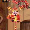 Cartoon God of Wealth Fridge Stickers Cute Spring Festival Magnet Sticker  Refrigerator