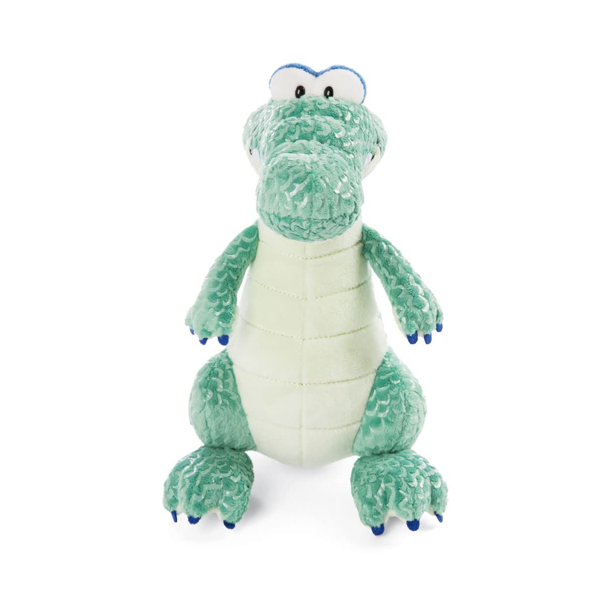 Wild Friends 2022 Crocodile Plush W18 x D25 x Product 47963 Toy, 27cm, NICI, Germany, Gift, Animal, Crocodile, Eco-Friendly, Sustainable, Recycled, зелёный
