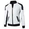 Men's Water Car Wash Leather Clothes Fashion Trend Diamond Large Men's Leather Coat