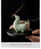 Charming Ceramic Horse Incense Holder: Cute Ornament & Tea Pet for Wealth Attraction