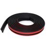 5M Car Windshield Waterproof Seal Edge Trim Rubber Soundproof Weatherstrip Black