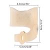 2Pcs Silicone Big Toe Separator Valgus Bunion Corrector Feet Bone Thumb Adjuster