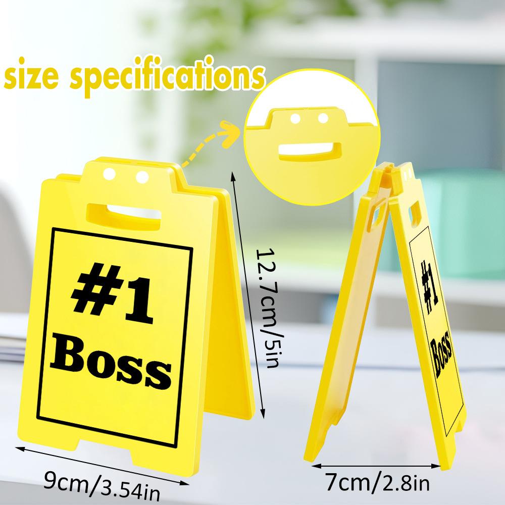 3D Office Prank Ornament - Acrylic Desktop Stand for Colleague Practical Jokes Humorous Workplace Gifts and Funny Desk Decor