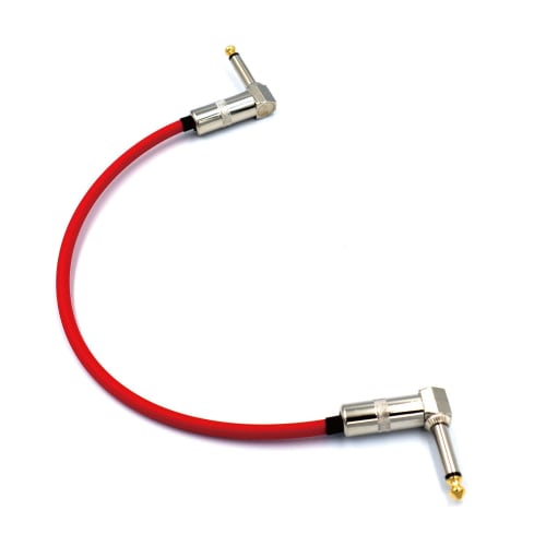 KM sound CANARE GS-6 Red Patch Cable L-L30cm Plug Made in Japan