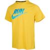 Miler As M Nk Run Energy Round Neck Logo Versatile Breathable T-Shirt Men T-Shirts Yellow HJ3565-718
