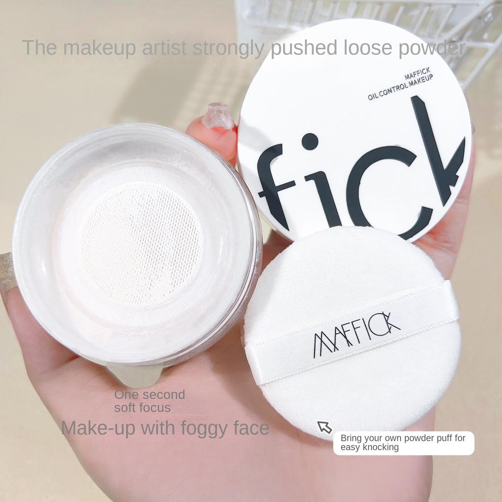 Puder utrwalający Wodoodporny, lekki, matowy, utrzymujący makijaż, zapewniający uczucie delikatnego, przyjazny dla skóry, rozjaśniający matowy puder Puder utrwalający