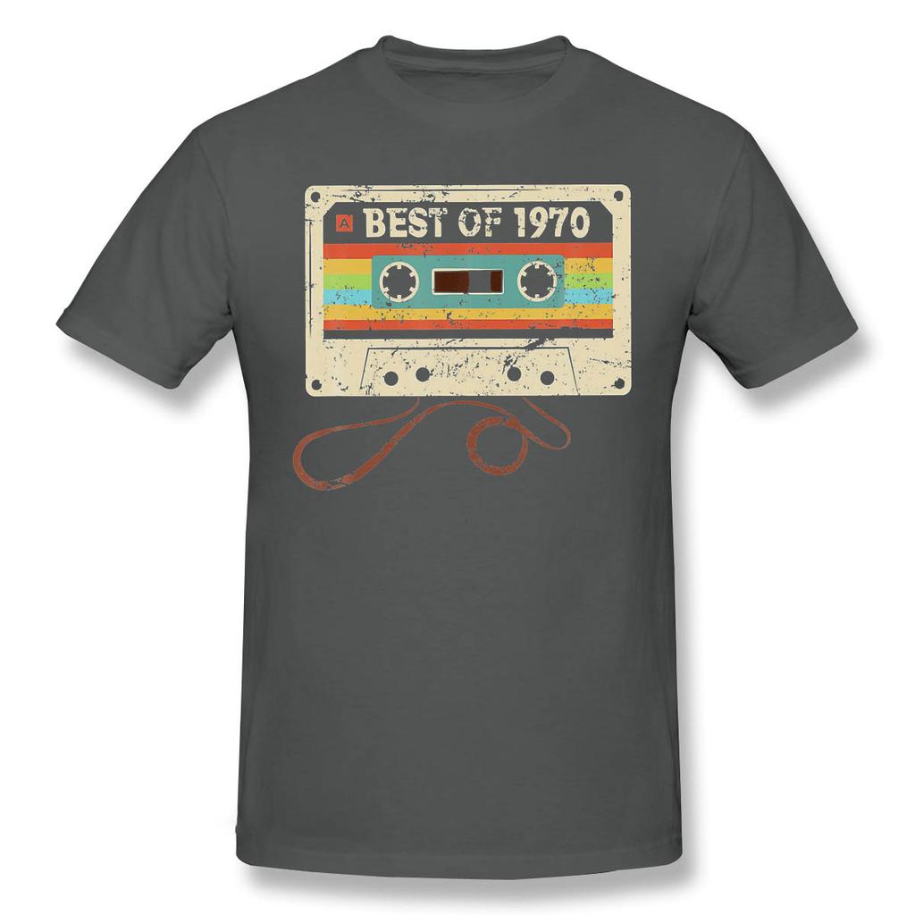 High Quality Men 50 Years Old Born In 1971 T-Shirt Best Of 1970 Vintage 50th Birthday Pure Cotton Shirt Tees Harajuku TShirt