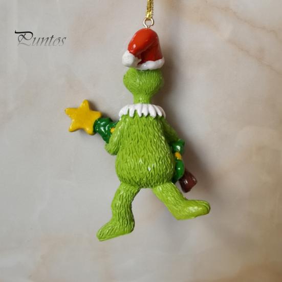 Christmas Doll Ornaments Cute Resin Christmas Tree Hanging Decoration Winter Home Holiday Figurine for Party Decor