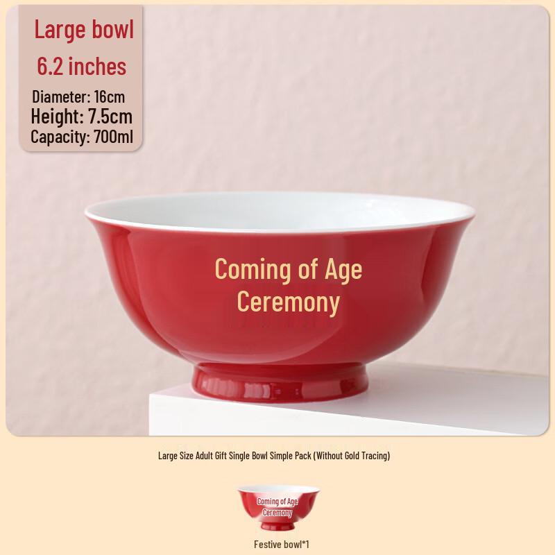 Coming-of-Age Ceremony Ceramic Gift Bowl