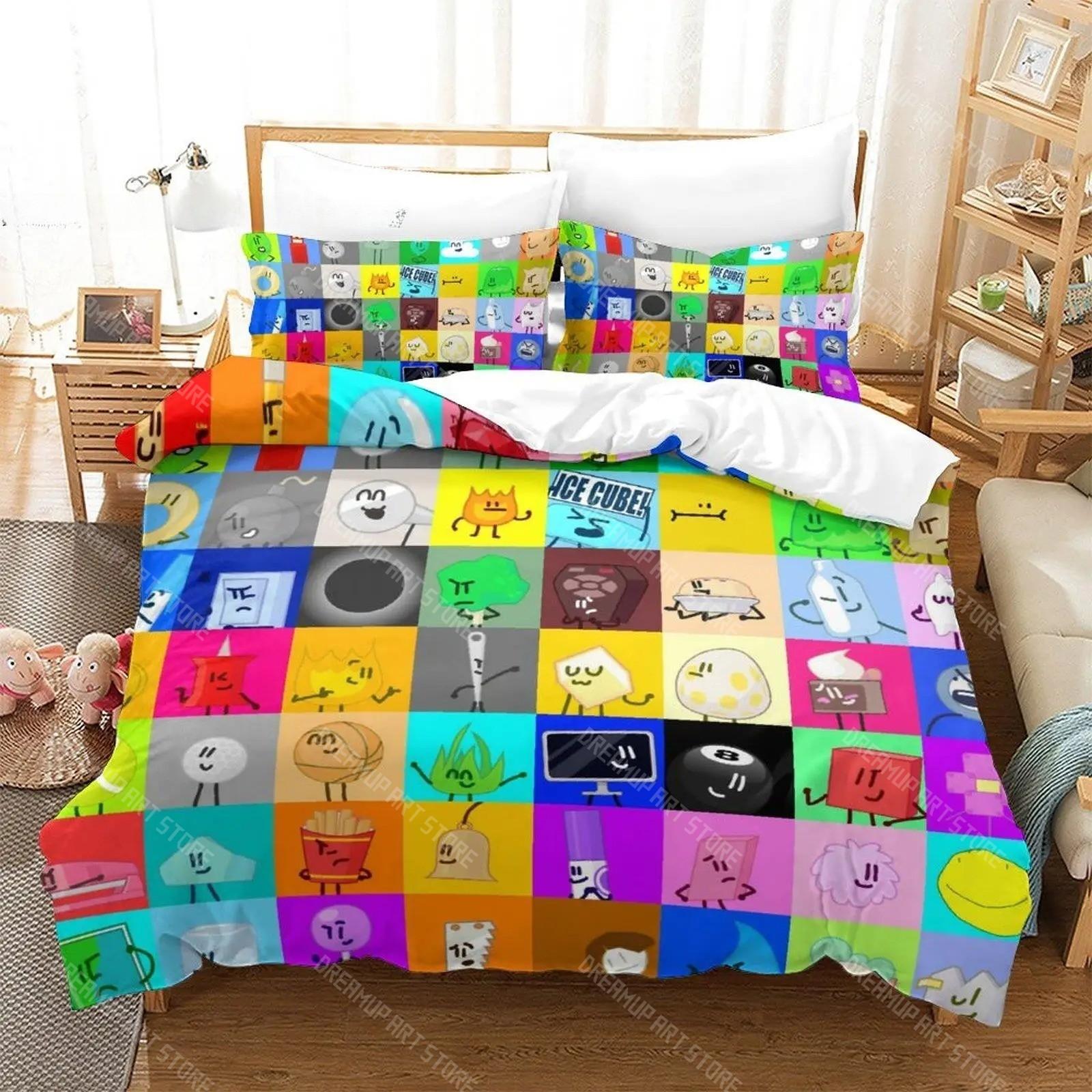 

3D Print Cartoon Jacknjellify Bedding Set Twin Full Queen King Size Bed Set Boys Girls Duvet Cover Pillowcase EU Single 90x200cm