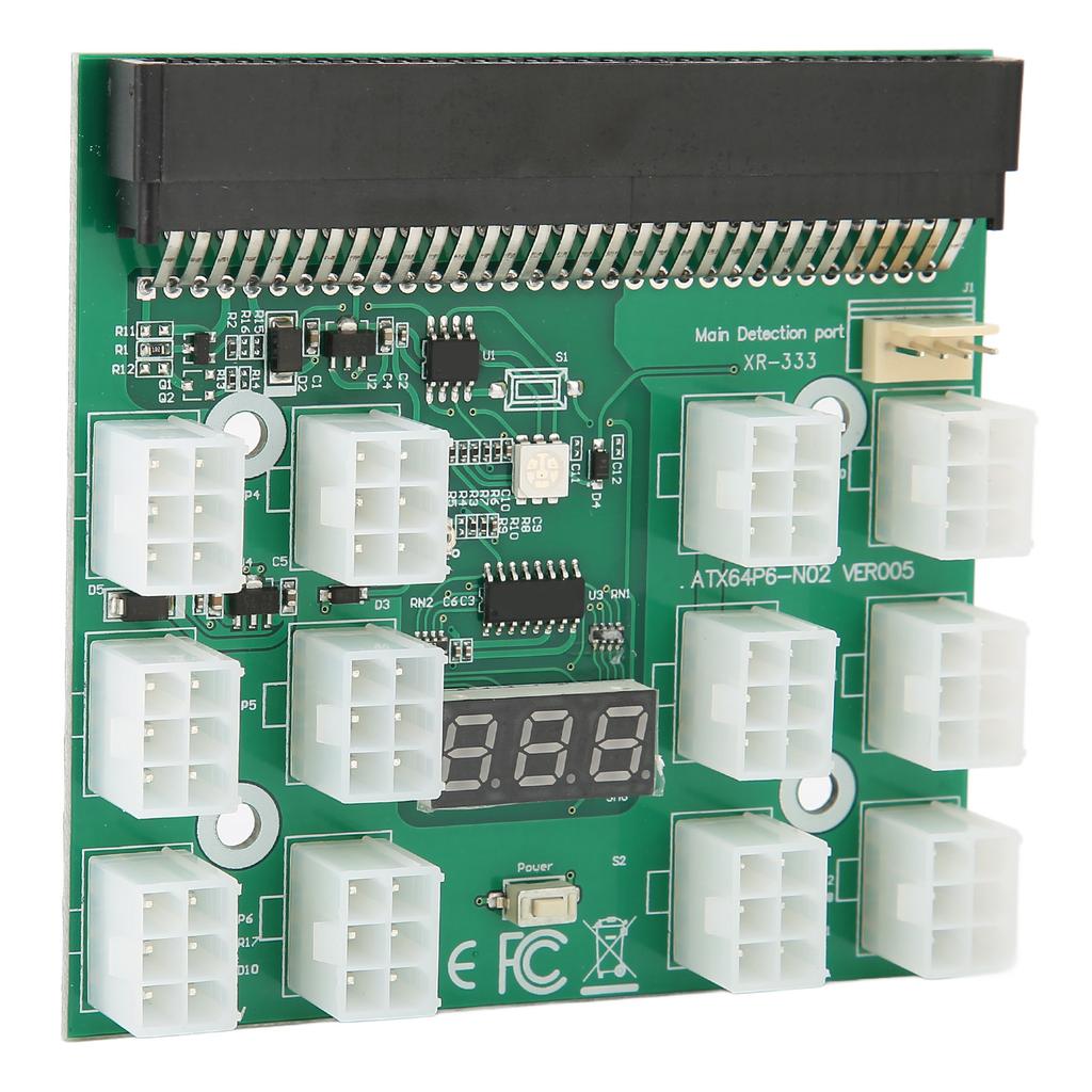 Adapterplatine Servernetzteil 1200W 750W Adapterplatine zu 6-Pin Adapterkarte 12V Grafikkarten-Netzteilplatine