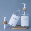 500ml Soap Dispenser Clear Refillable Plastic Pump Press Shampoo Dispenser Bottle Bathroom Accessories