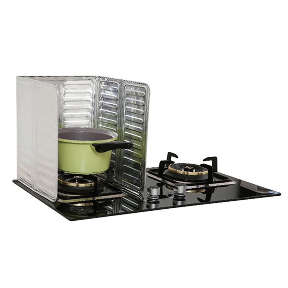 Aluminium Foil Shield Guard Plate Foldable Wall Protected Screens Lightweight Heat Insulation User-Friendly for Kitchen Gadgets