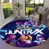 Kpopdemonhunters Runder Teppich, Teppich für Wohnzimmer, Schlafzimmer, Sofa, Spielzimmer Dekor, Rutschfeste Fußmatte
