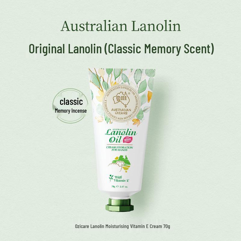 

Aozhiman Australian Sheep Oil Hand Cream, Moisturizing & Hydrating, 70g Portable Fragrance Series.
