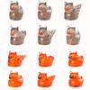 50/30 Stuks Glow-in-the-Dark Mini Hars Duivel Eend Lichtgevend Kleine Eend Micro Landschap Voor Huis Poppenhuis Aquarium Ornament Decor