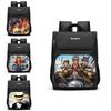 Spacious Luffy Zoro Backpack For Elementary Boys And Girls With Double Layer Oxford Fabric