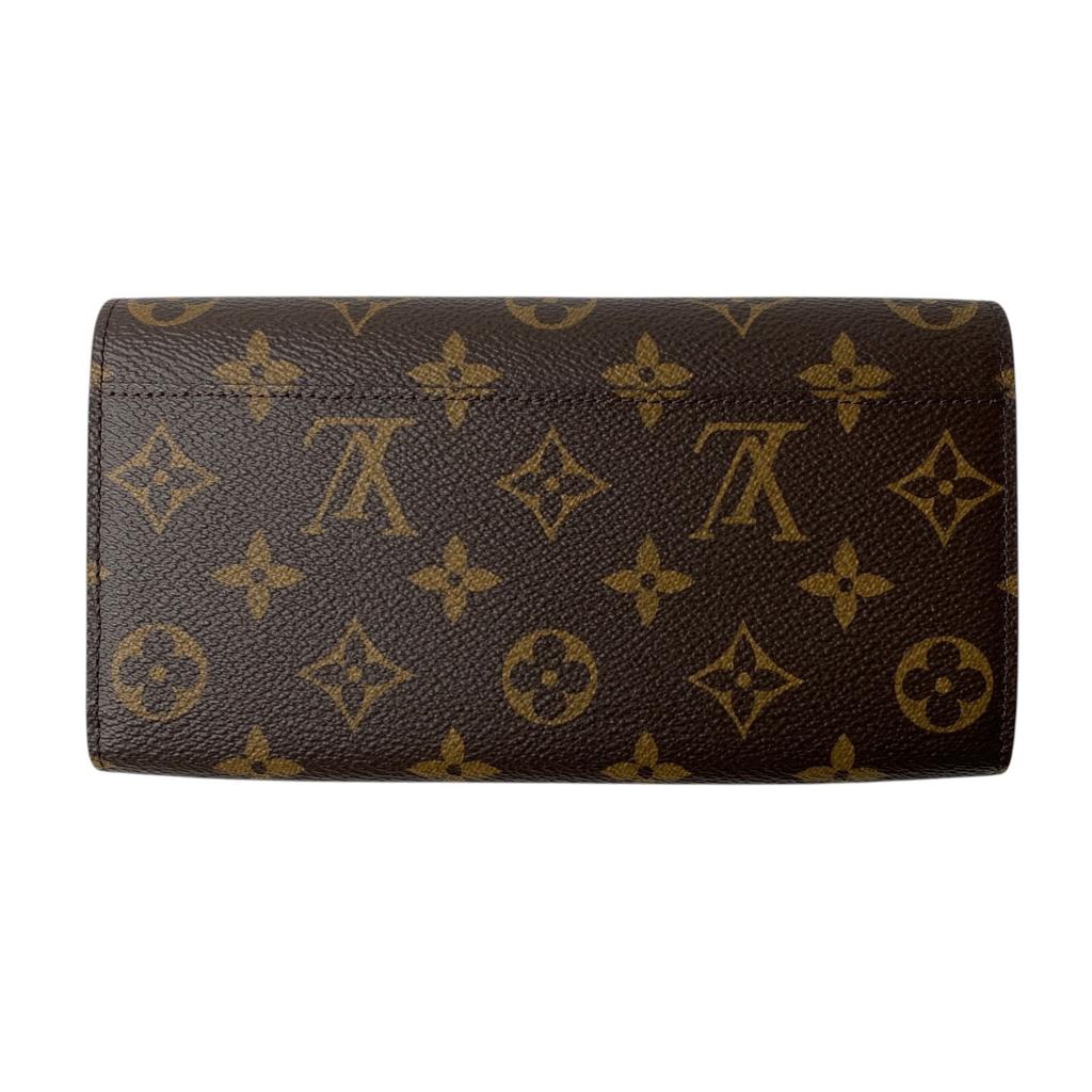 Gebrauchte LOUIS VUITTON Geldbörse Braun PVC Damen