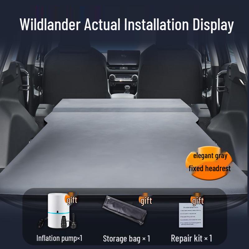 Inflatable Mattress for 2024 Toyota Wildlander: Trunk & Rear Seat Sleeping Pad