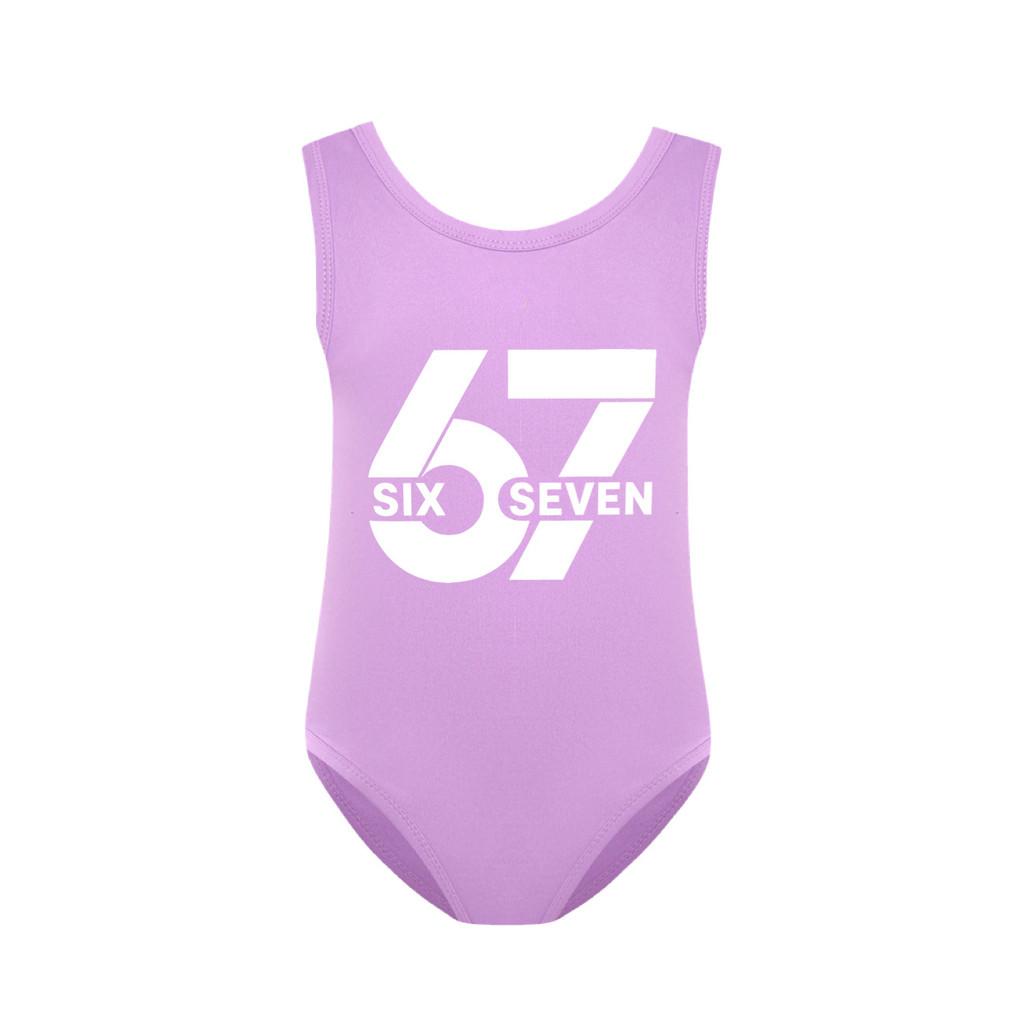 5398 Mädchen Stehlen ein Gehirnfäule 67 Bedruckter Rüschen Süßer Badeanzug