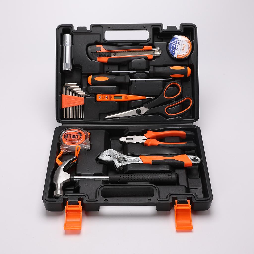 Set Cassetta degli Attrezzi Hardware Set di Attrezzi Manuali Combinati per la Casa Chiave Inglese Cacciavite Riparazione Auto