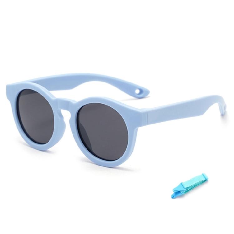 Lightweight Silicone Frame Toddler Sunglasses Foldable Design UV400 Sun Glasses Eyewear For Outdoor Travel