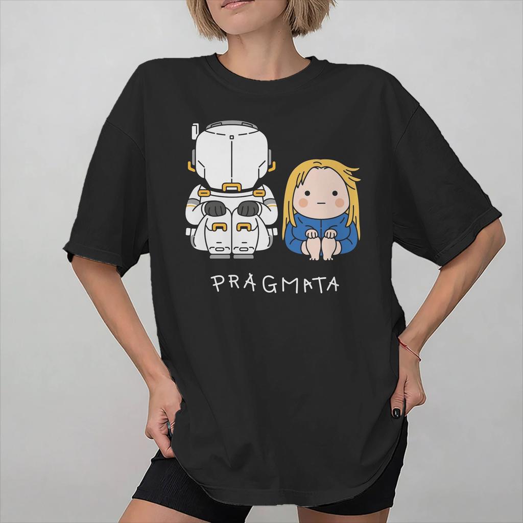 Unisex Women Pragmata Game 2026 T Shirt Pure Cotton Graphic Tee Shirts Top Clothing