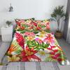 Set Lenzuola Rosa con Rose Stampa 3D Fiori Coperta Piana Morbida Per Donne Bambini Ragazze King Queen Full Twin Size Lino Decorazione Stanza