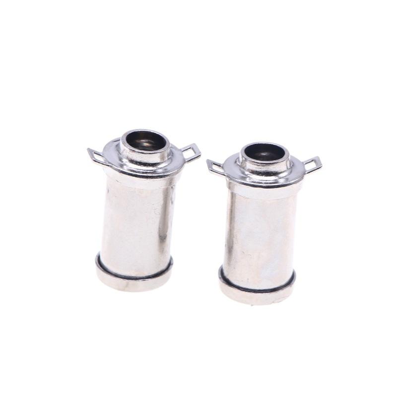 1Pcs Miniature Home Scene Props 1:12 Dollhouse Mini Retro Alloy Milk Pot Model Kitchen Milk Can Bucket Diy Accessories