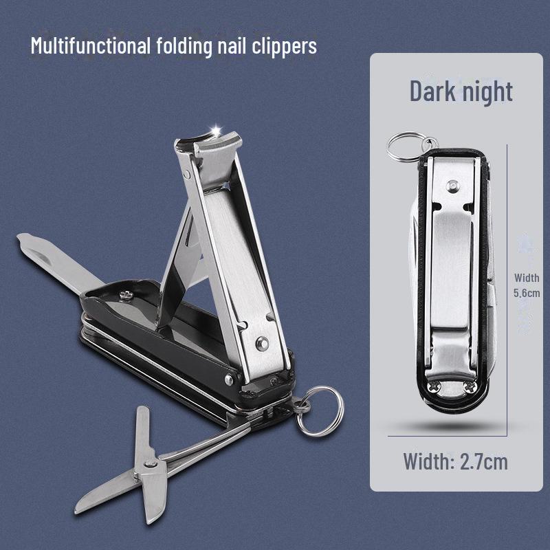 

Швейцарские армейские складные многофункциональные кусачки для ногтей из нержавеющей стали - портативные