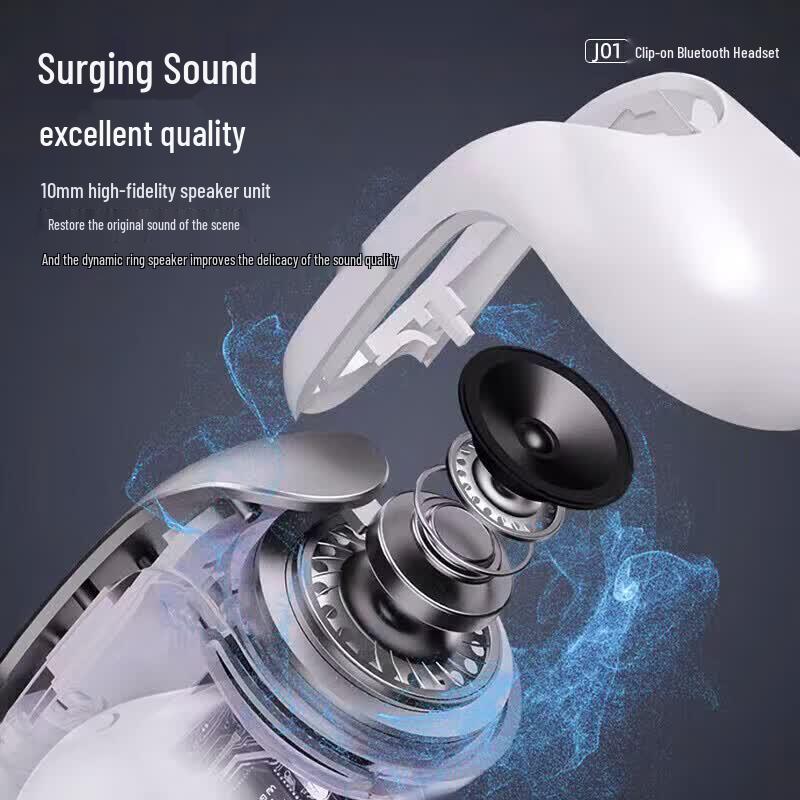 Newmine J01 Clip-on Open-Ear Bluetooth Earbuds