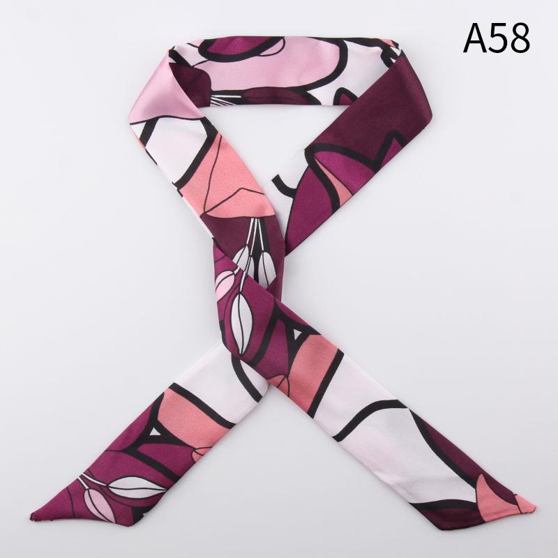 Silk Scarves Versatile Tied Bags, Long Strips, Small Silk Scarves, Bows, Headbands, Streamers, Gift Boxes, Gift Straps.