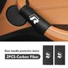 2pcs Car Door Handle Cover Leather Auto Door Knob Protector For Volkswagen VW Golf Jetta Passat mk4 mk5 mk6 CC B5 B6 B7 Golf 4 zk0
