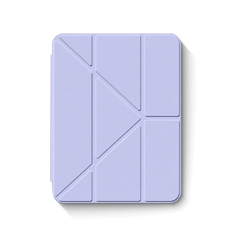 3+Y-fold Flip Clear Cover For iPad Air 4 5 6 7 11 For Air 2 9.7 Pro 11 Mini 6 7 Start Case For 10th 11th Gen 7/8/9 10.2