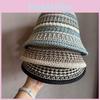Polyester Womens Wide Brim Woven Fisherman Hat With Breathable Design For Summer Outdoors