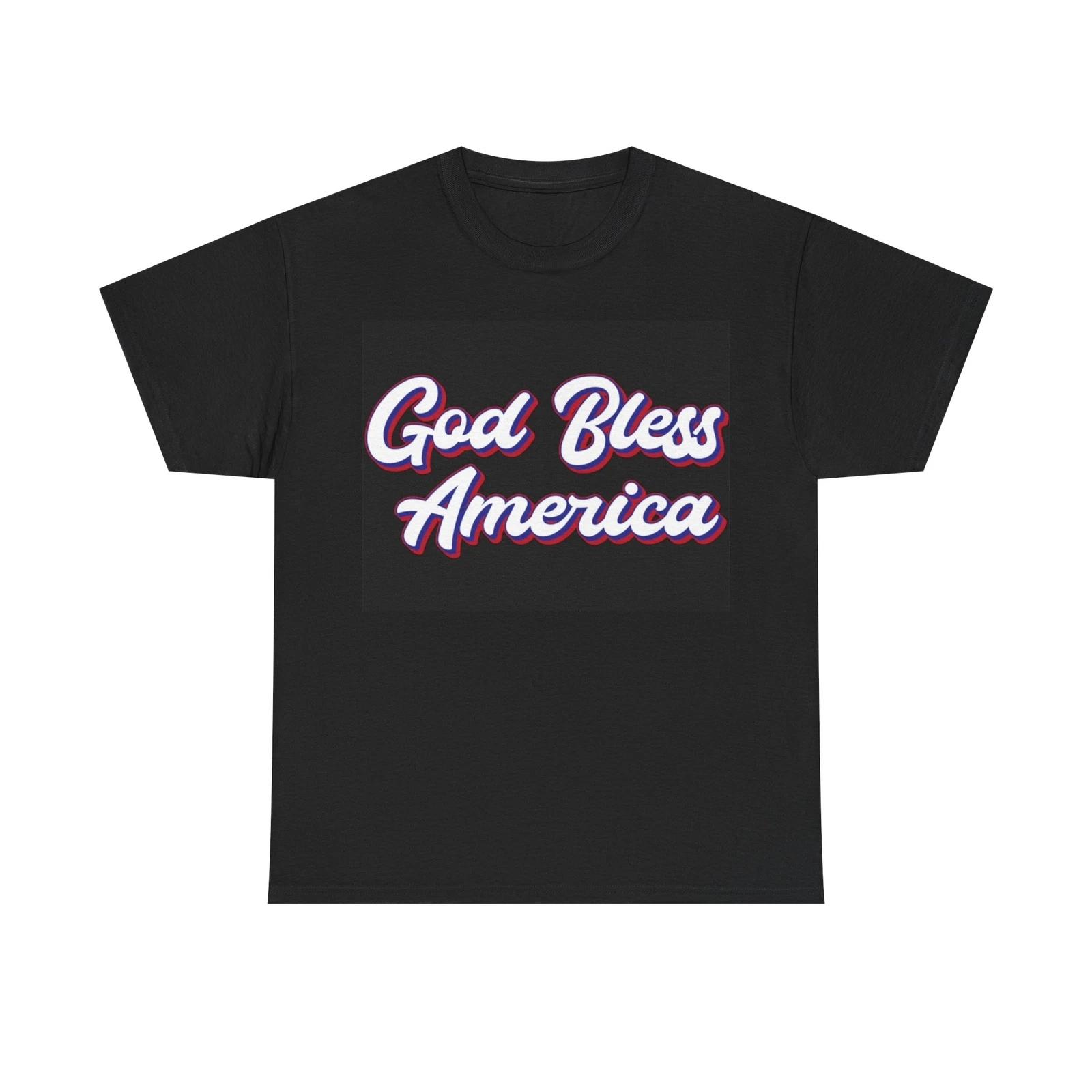 Men s and Women s T-shirts God Bless America XXL