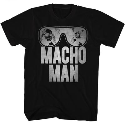 Macho Man Randy Savage T-Shirt Wrestling 100% Licensed Black In Sizes SM5XL Unisex T-Shirt