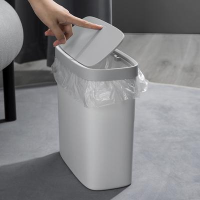 Kreative schmale Lücke Mülleimer Haushalt Kunststoff Toilette Schlafzimmer modern einfach mit Deckel