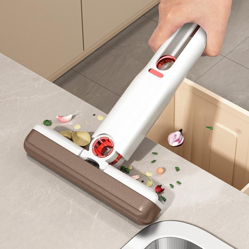2026 Multifunctional Mini Handheld Desktop Mop, Self-wash Portable Small Mop Replace Household Cleaning Cloth