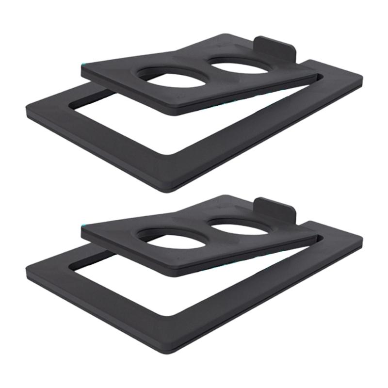 2 Piece Sturdy Desktop Speaker Mount for 8in Speakers Featuring Easy Installation and Stable Support Enhances Sound