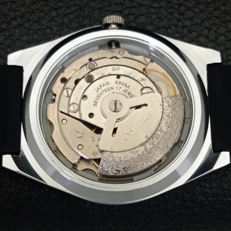 REFURBISHED JAPAN 6309A SEIKO EXPO 70 AUTOMATIC MENS CREAM DIAL WATCH A427223-2 QRL-a427223