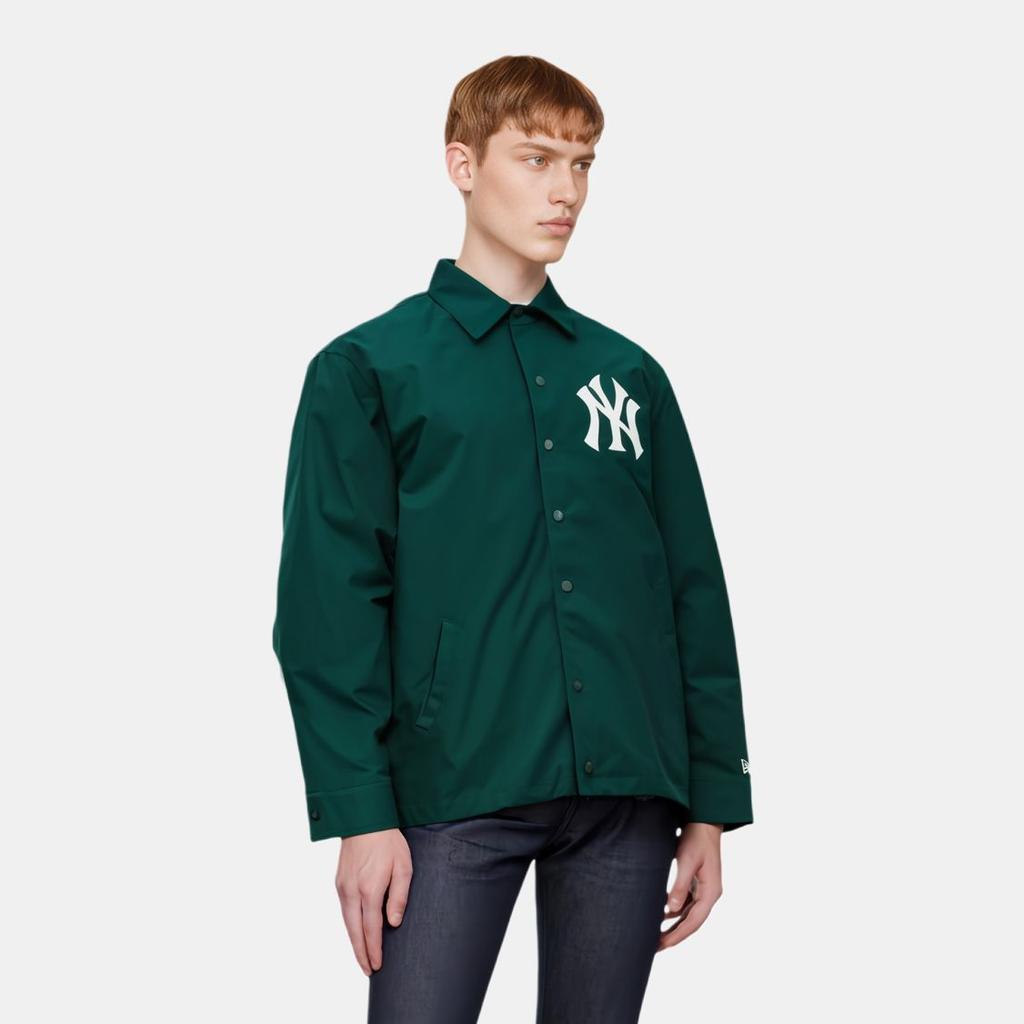 New Era X MLB SS23 New York Yankees Collared Jacket Dark Green 13546470