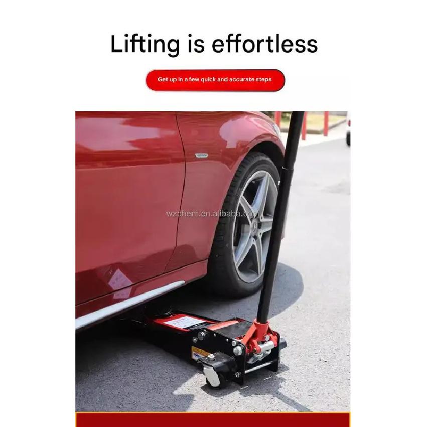 Professional 3000kg & 4000kg Aluminum & Steel Hydraulic Car Jacks Horizontal Auto Use Air Jack 2T Capacity