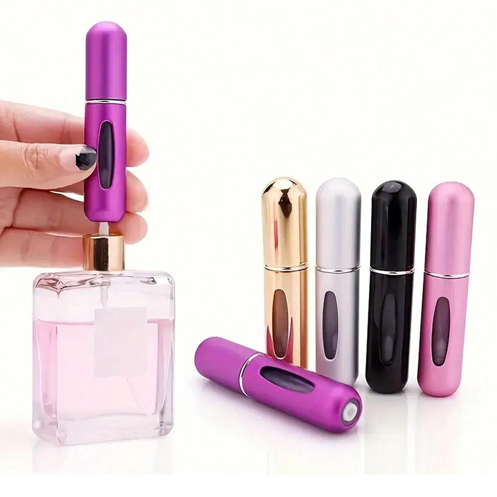 1PC 1ml Bottom Self-Pumping Perfume Sample Bottle Travel Portable Refillable Empty Bottle 1ml Cosmetic Spray Bottle Dispenser