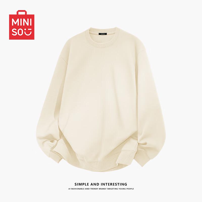 MINISO Men s New Fall 2025 Loose Fit Crewneck Sweatshirt 5XL