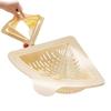 Sink Drain Basket Triangle Vegetable and Fruit Drainage Basket Food Waste Filter Collector Kitchen Storage Organizer Basket